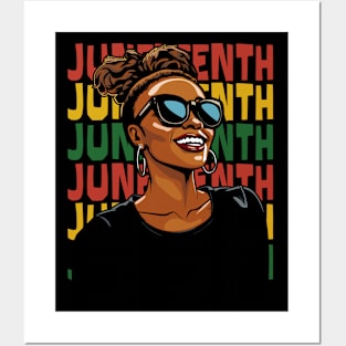 Black History Juneteenth Art for Men, Women, Girls Posters and Art